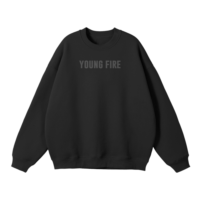 They Not Like Us - Black Oversize Fleece Pullover